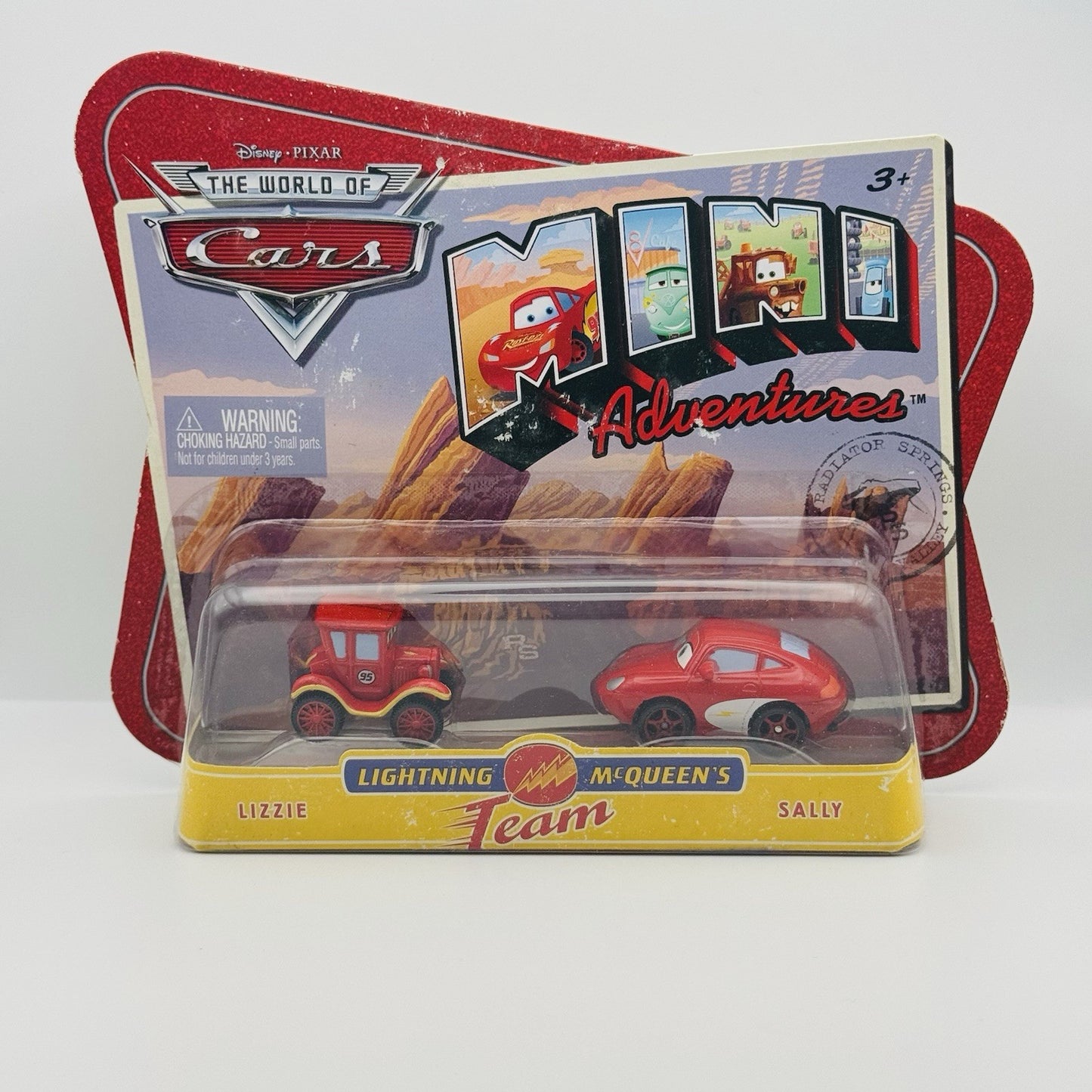 Disney Pixar Cars - Mini Adventures LIZZIE & SALLY - Lightning McQueen’s Team