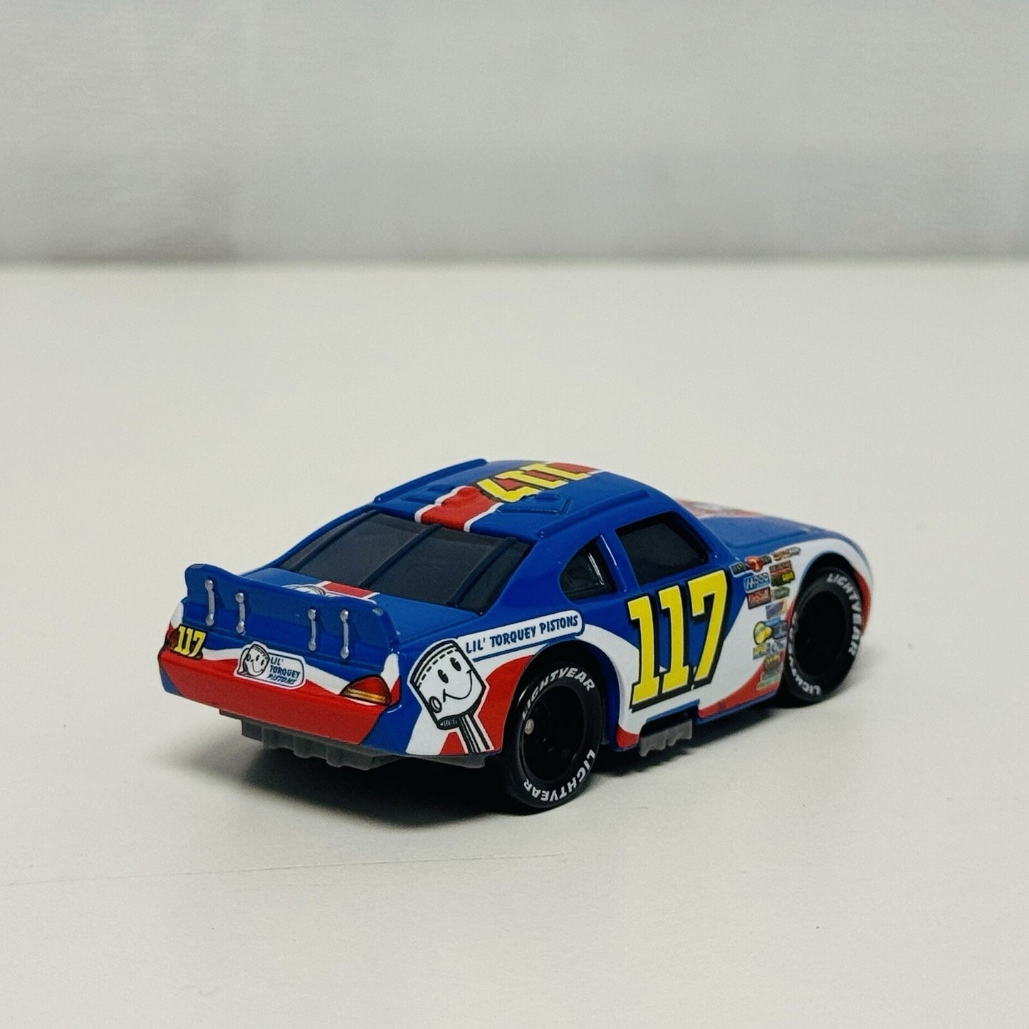 Disney Pixar Cars - LIL TORQUEY PISTONS Black Wheels FACTORY CUSTOM BACKDOOR