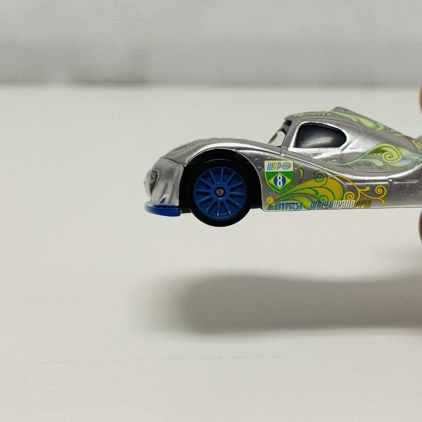 Disney Pixar Cars - Silver Carla Segmented Mouthplate Eyeplate PROTOTYPE 2011