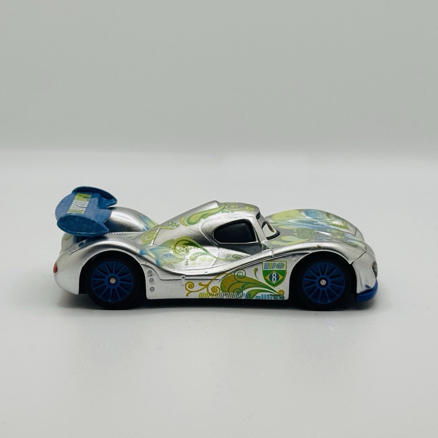 Disney Pixar Cars - Silver Carla Segmented Mouthplate Eyeplate PROTOTYPE 2011