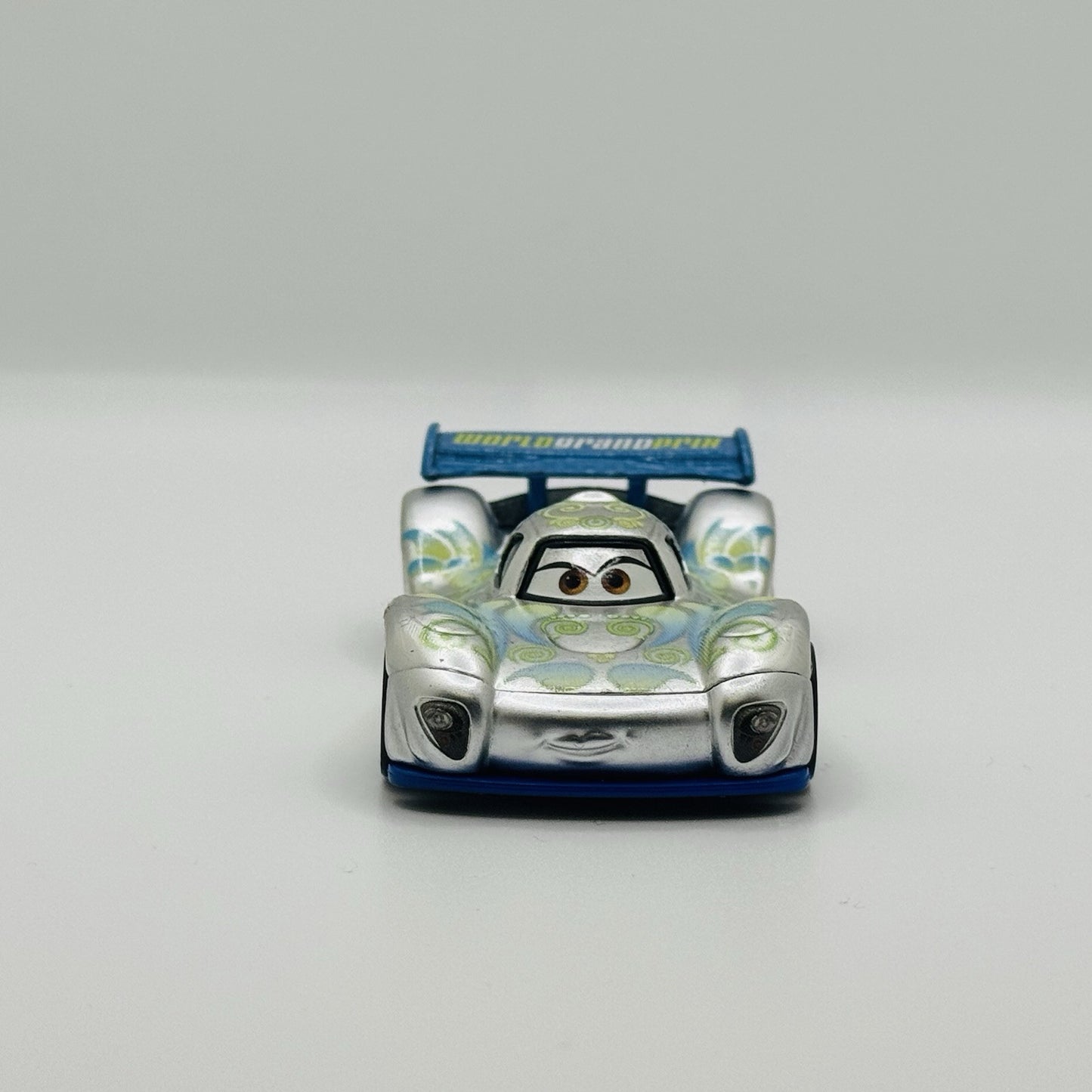 Disney Pixar Cars - Silver Carla Segmented Mouthplate Eyeplate PROTOTYPE 2011