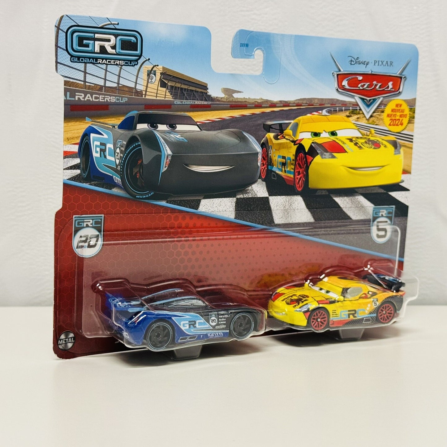 Disney Pixar Cars - GRC RACERS JACKSON STORM & MIGUEL CAMINO 2014 - 1:55 Diecast