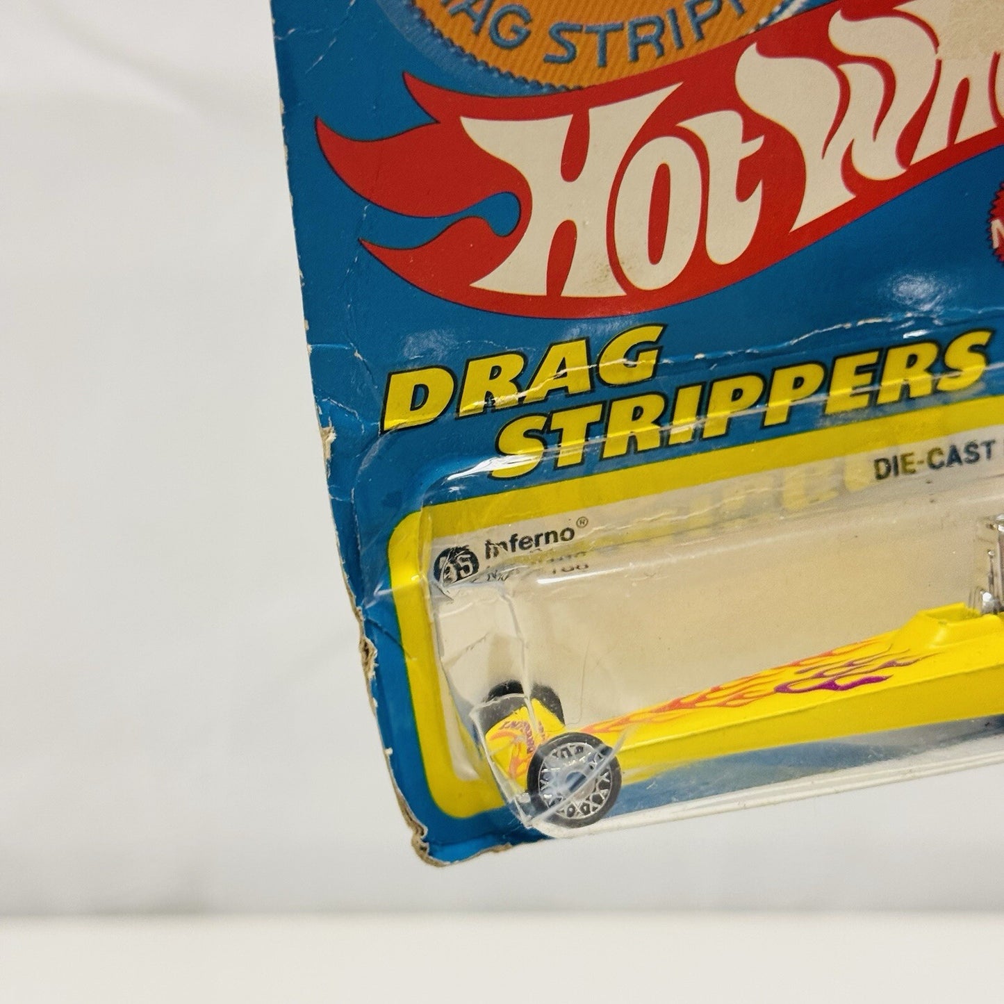Hot Wheels - DRAG STRIPPERS INFERNO NO. 9186 PATCH CARD 1977 1:64 Scale Diecast