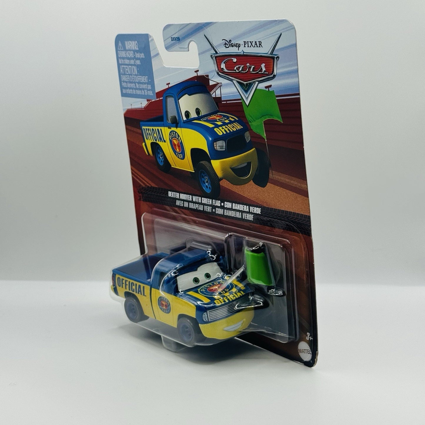 Disney Pixar Cars - DEXTER HOOVER WITH GREEN FLAG 2025 - 1:55 Diecast