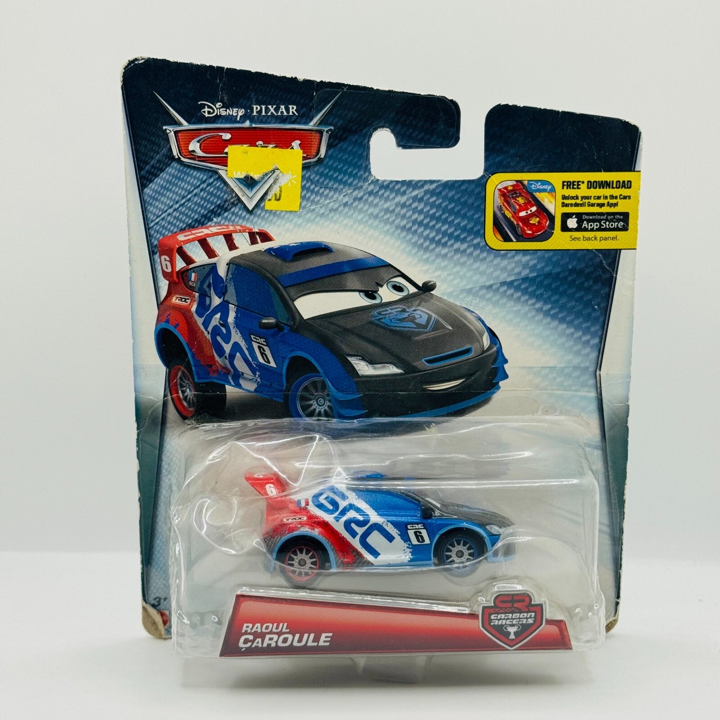 Disney Pixar Cars - TROC CARBON RACERS RAOUL CAROULE - 1:55 Diecast *Imperfect*