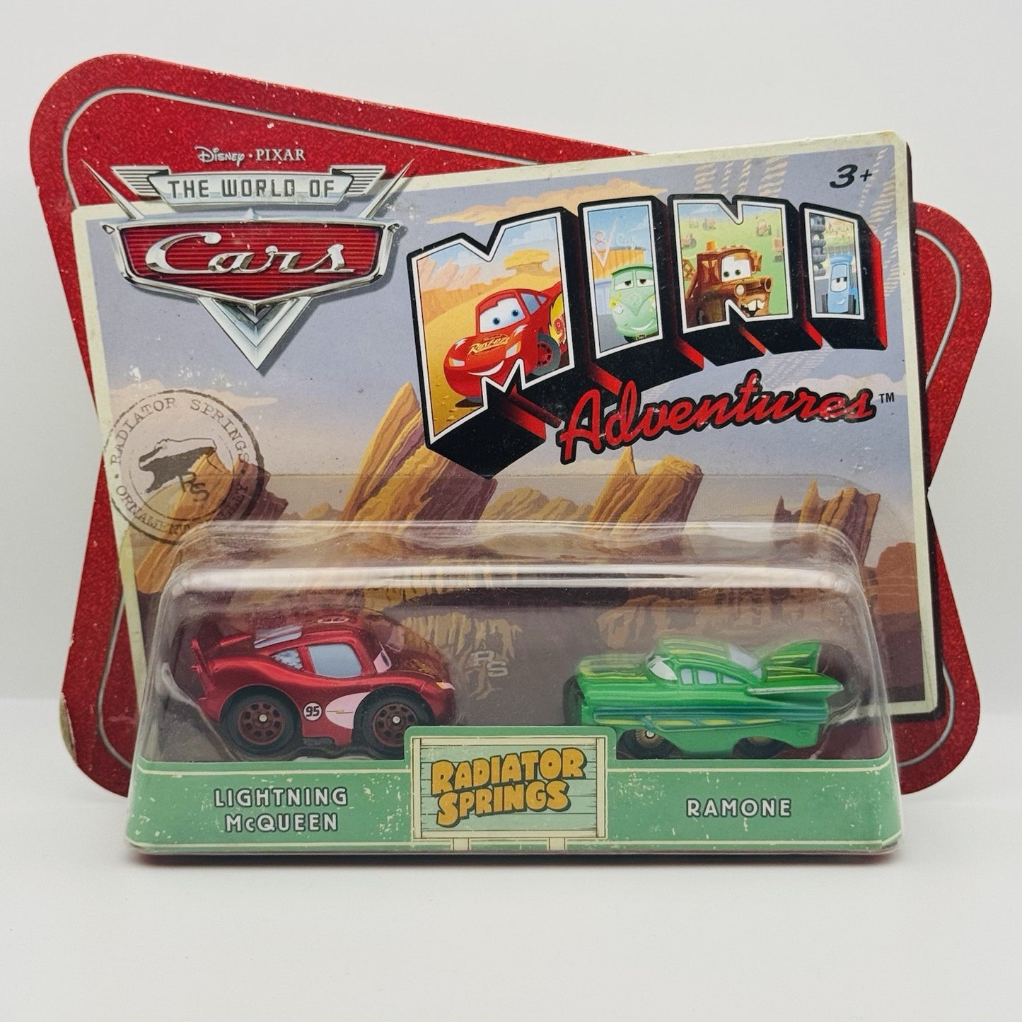 Disney Pixar Cars - Mini Adventures RADIATOR SPRINGS McQUEEN & GREEN RAMONE