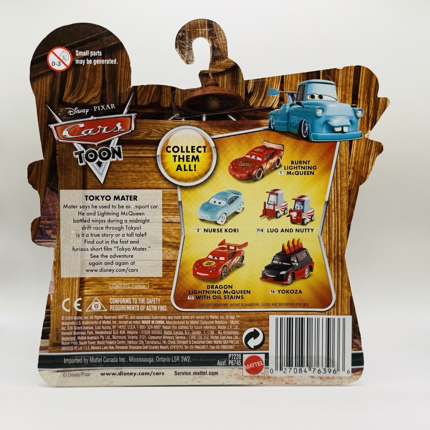 Disney Pixar Cars TOON - YOKOZA TOKYO MATER 2010 - 1:55 Diecast