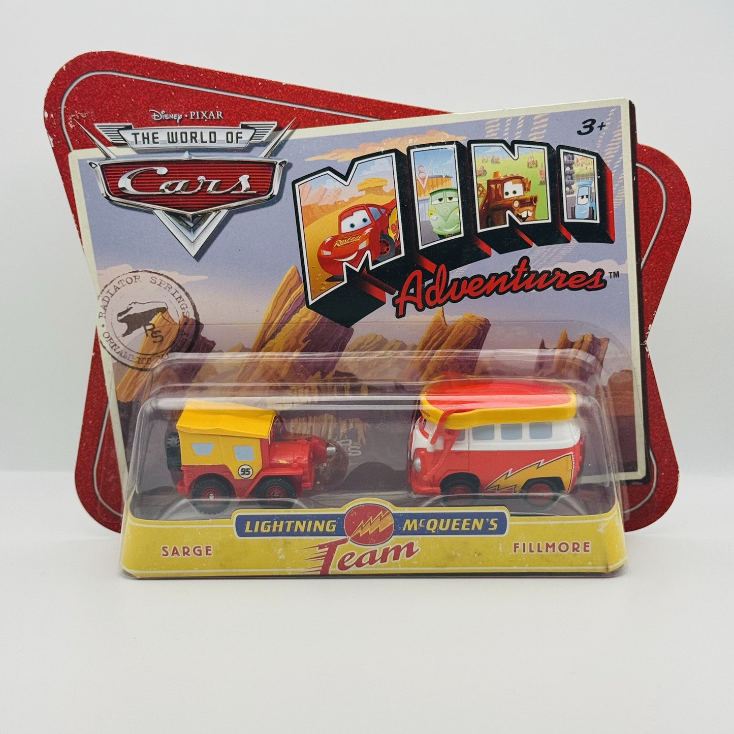 Disney Pixar Cars - Mini Adventures SARGE & FILLMORE - Lightning McQueen’s Team