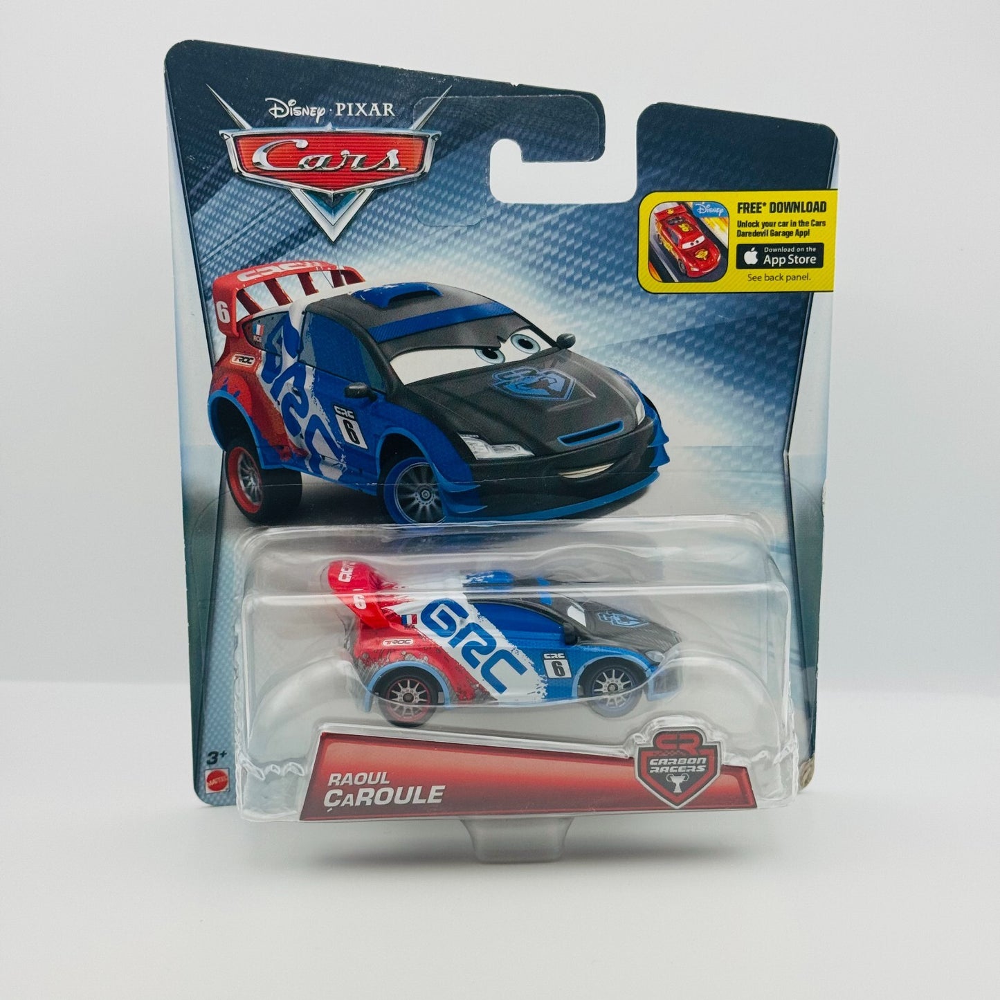 Disney Pixar Cars - CARBON RACERS RAOUL CAROULE 2016 - 1:55 Diecast