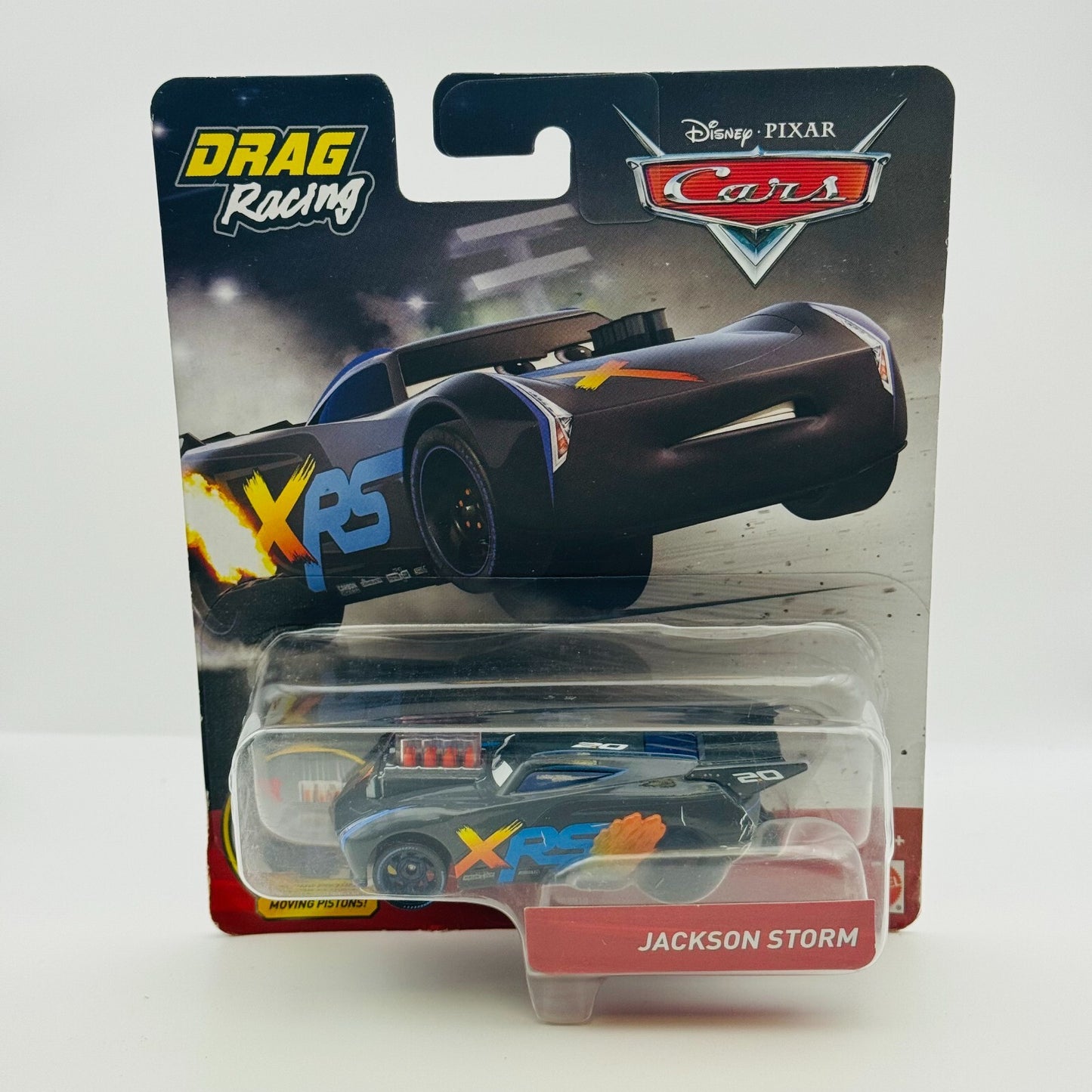 Disney Pixar Cars - XRS DRAG RACING JACKSON STORM - 1:55 Diecast