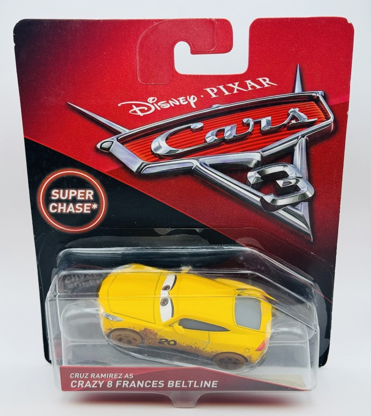 Disney Pixar Cars SUPER CHASE CRUZ RAMIREZ AS CRAZY 8 FRANCES *Australia Variant