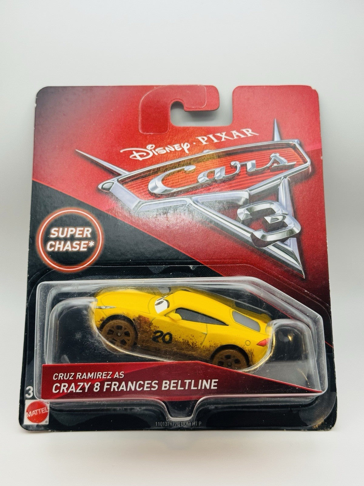 Disney Pixar Cars SUPER CHASE CRUZ RAMIREZ AS CRAZY 8 FRANCES *Australia Variant