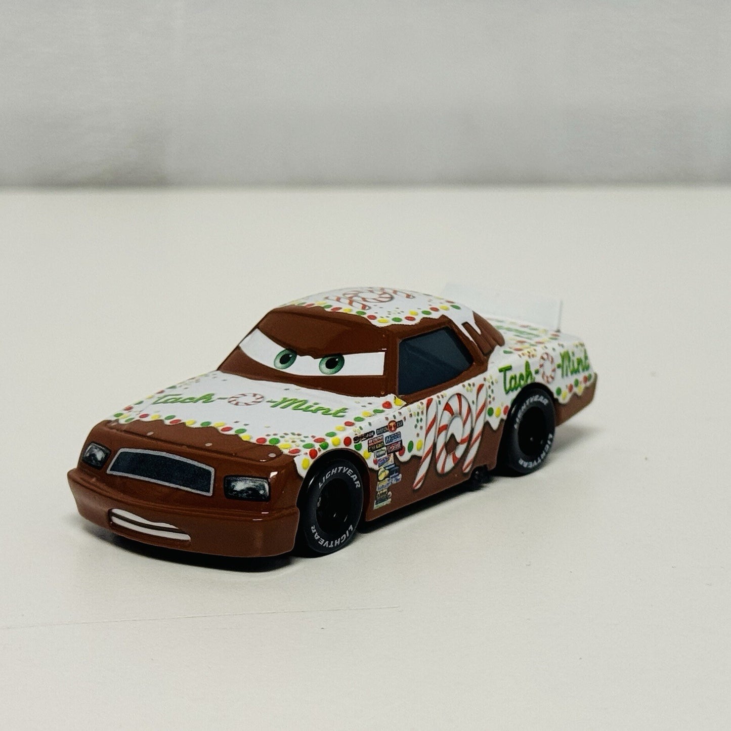 Disney Pixar Cars - TACH O MINT BLACK WHEELS FACTORY CUSTOM PROTOTYPE BACKDOOR
