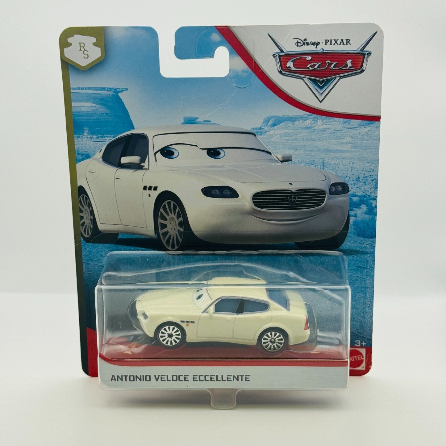 Disney Pixar Cars - ANTONIO VELOCE ECCELENTE Blue Desert 2019/2020- 1:55 Diecast