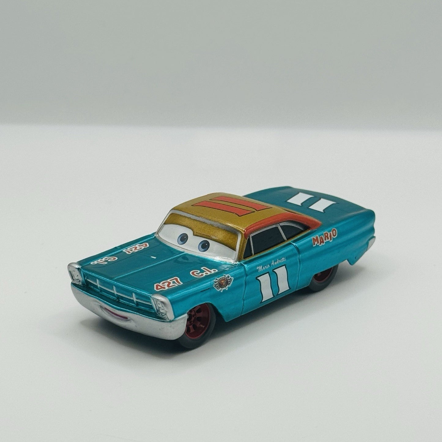 Disney Pixar Cars - METALLIC MARIO ANDRETTI Scavenger Hunt 2018 - 1:55 Diecast