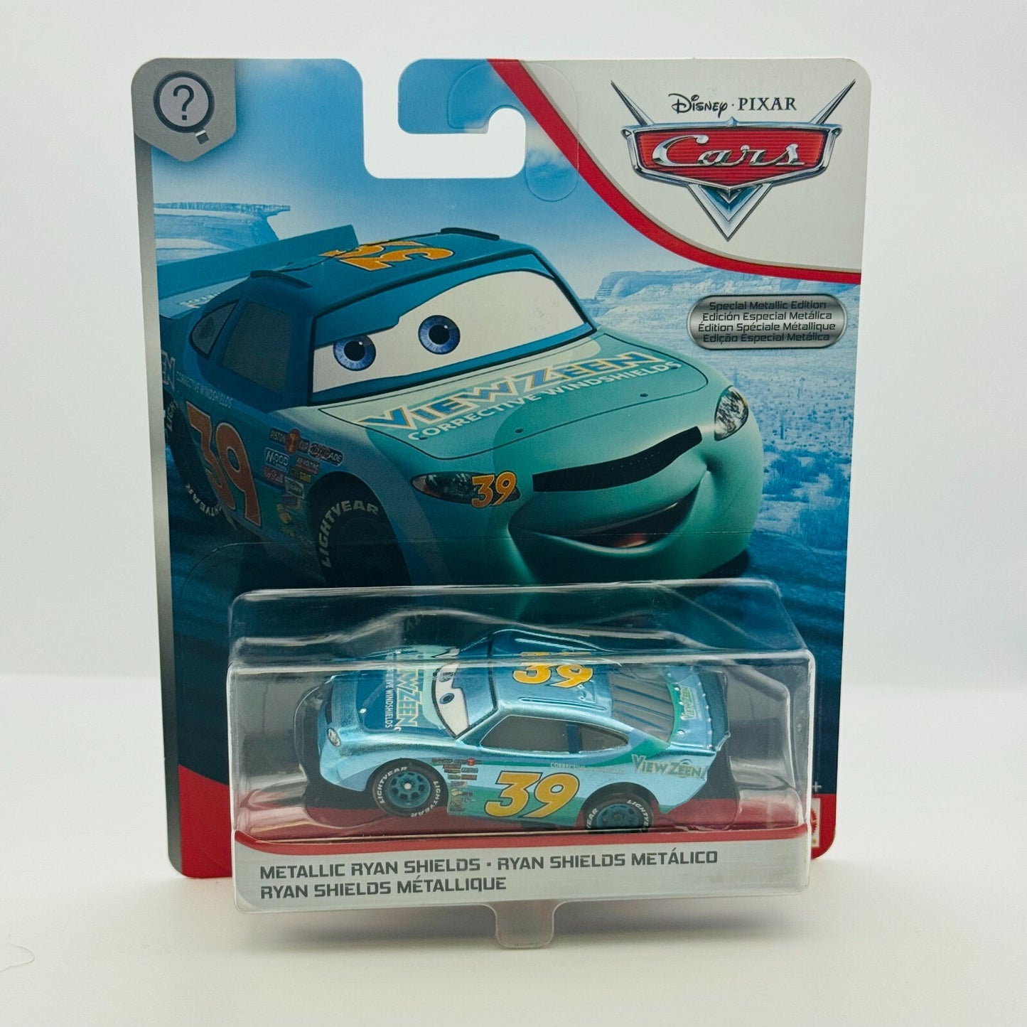 Disney Pixar Cars - METALLIC RYAN SHIELDS VIEW ZEEN Scavenger Hunt- 1:55 Diecast