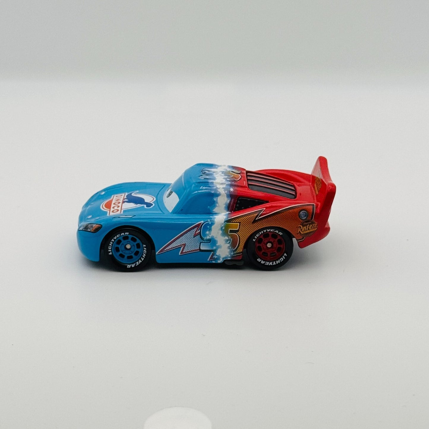 Disney Pixar Cars TRANSFORMING MCQUEEN PROTOTYPE UNPAINTED WINDOWS 1:55 Diecast
