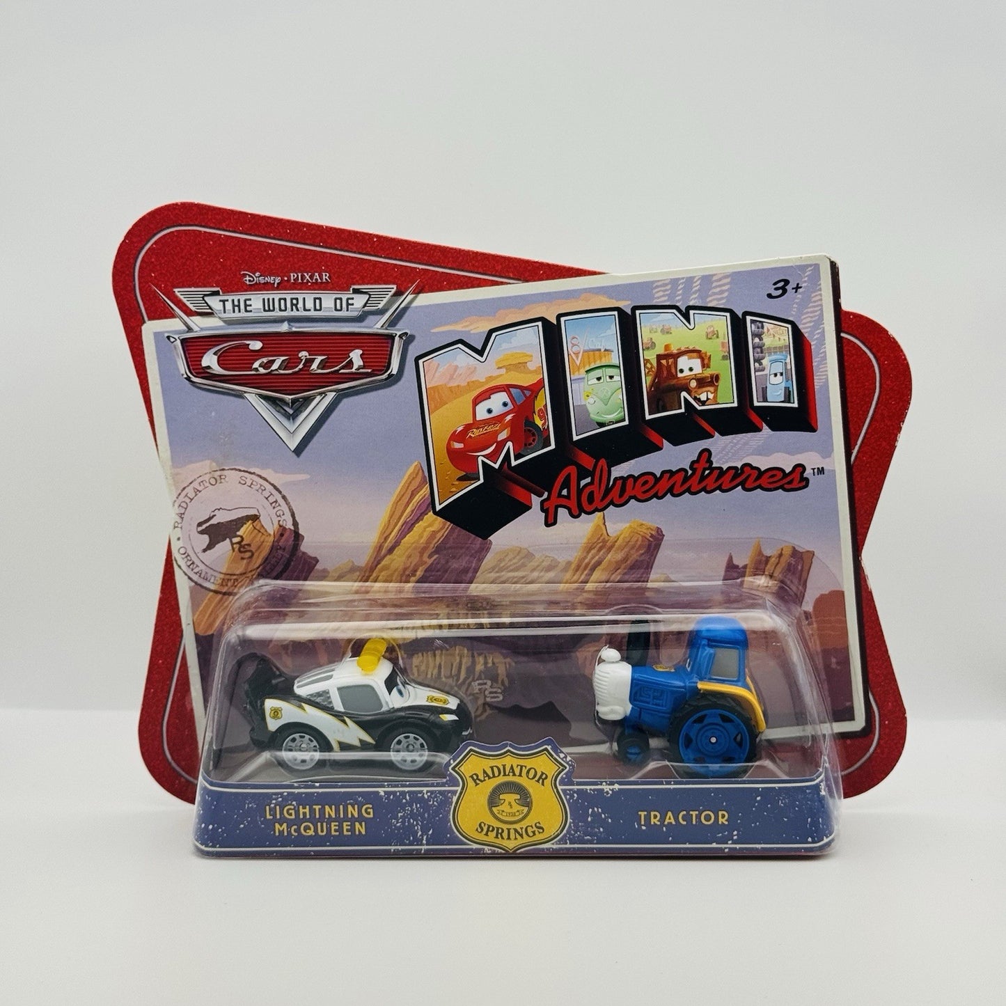 Disney Pixar Cars - Mini Adventures McQUEEN & TRACTOR - Radiator Springs Police