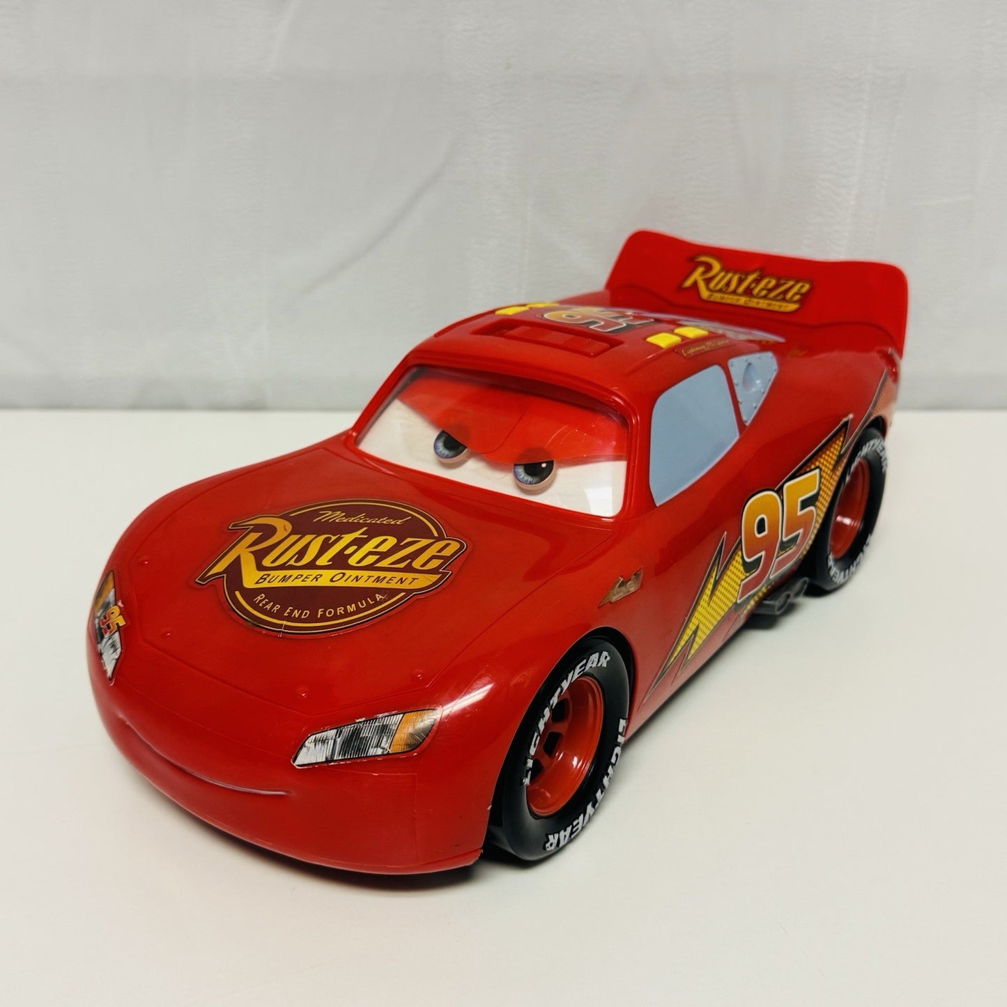 Disney Pixar Cars - LARGE 14” LIGHTS & SOUNDS LIGHTNING MCQUEEN Moving Eyes 2007