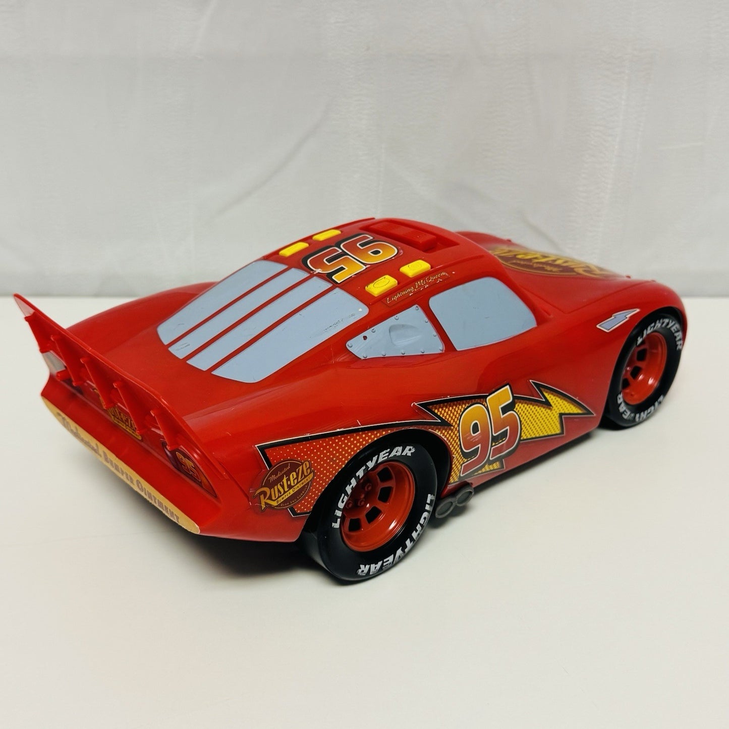 Disney Pixar Cars - LARGE 14” LIGHTS & SOUNDS LIGHTNING MCQUEEN Moving Eyes 2007