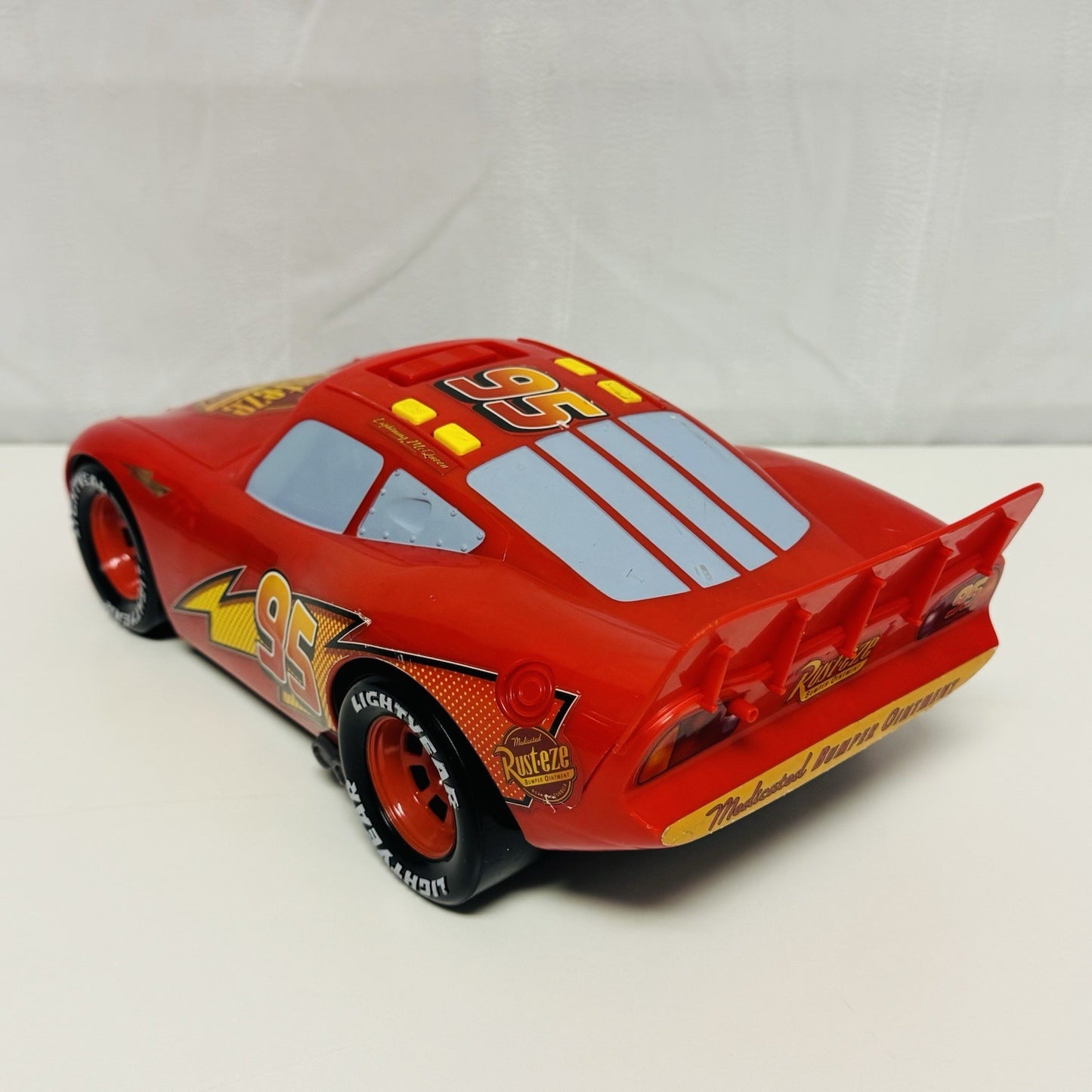 Disney Pixar Cars - LARGE 14” LIGHTS & SOUNDS LIGHTNING MCQUEEN Moving Eyes 2007