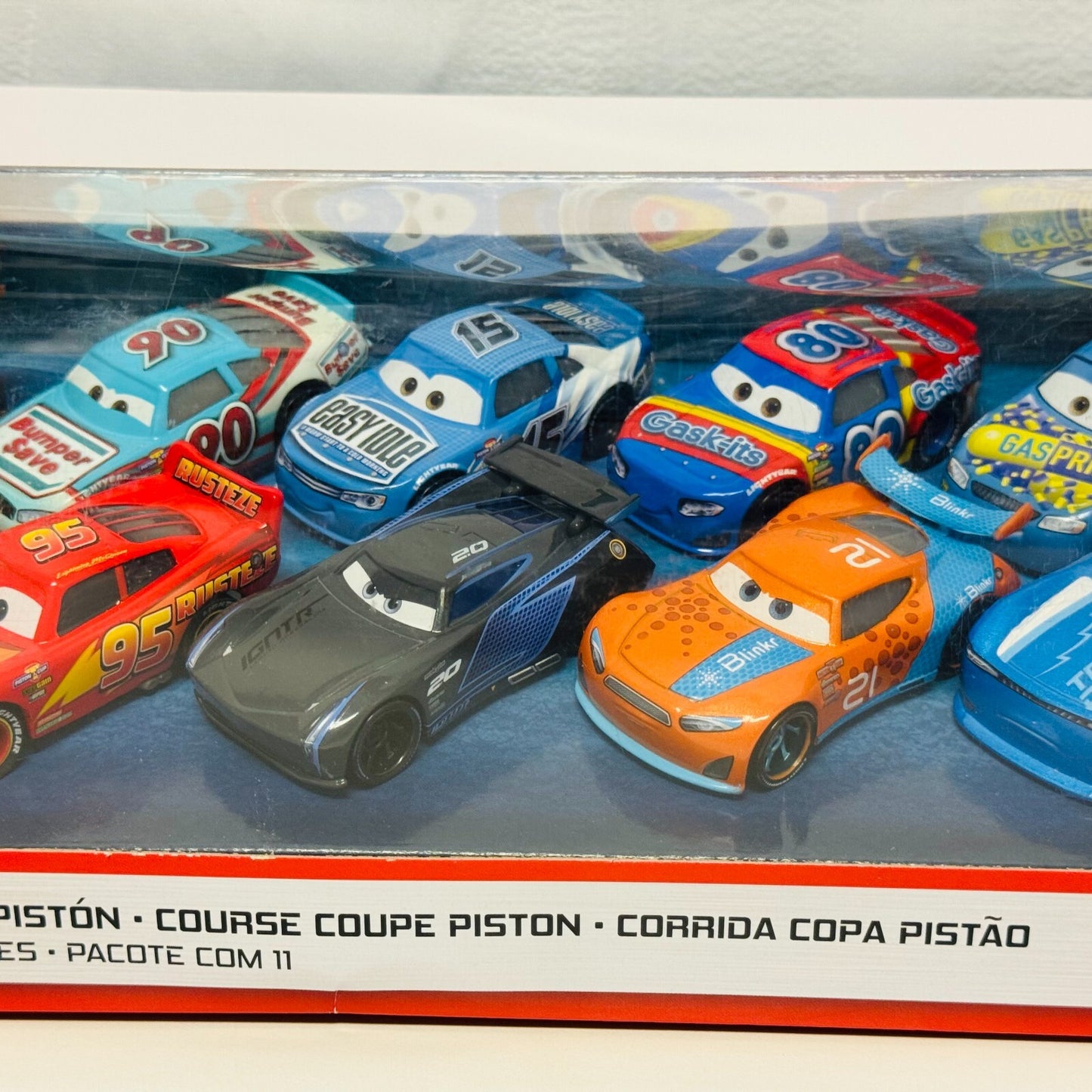 Disney Pixar Cars PISTON CUP RACE 11-PACK CHINA CAM SPINNER CARL CLUTCHEN MATER