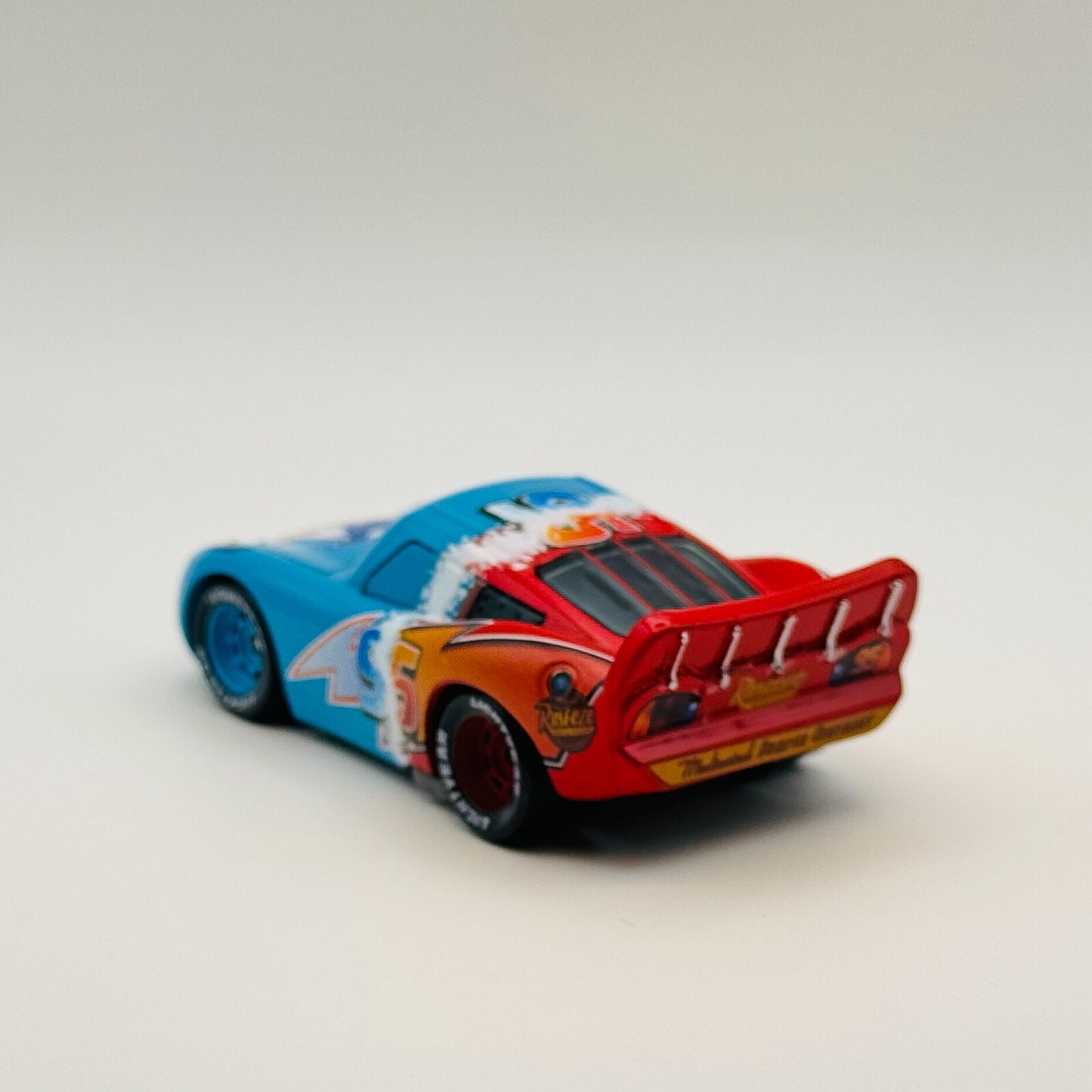 Disney Pixar Cars -TRANSFORMING McQUEEN BLUE WINDOWS Factory Custom 1:55 Diecast