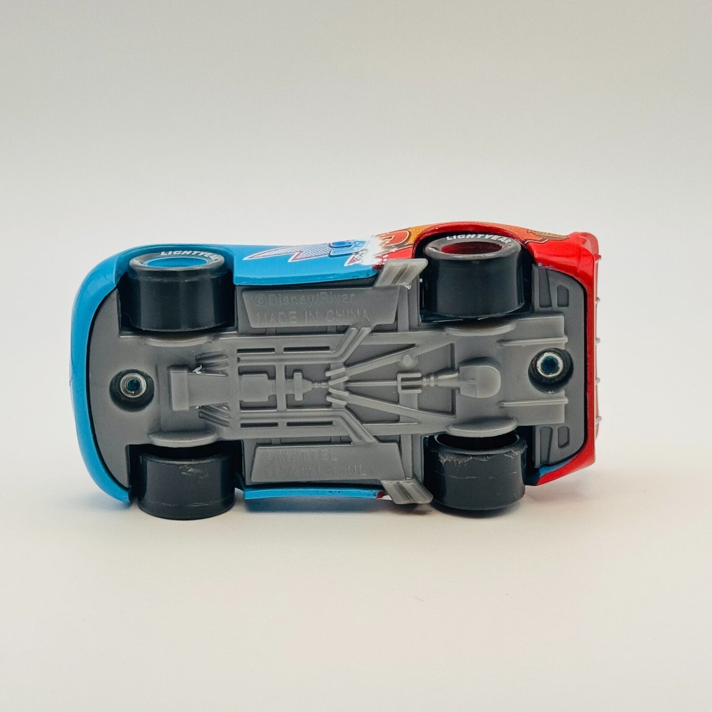 Disney Pixar Cars -TRANSFORMING McQUEEN BLUE WINDOWS Factory Custom 1:55 Diecast
