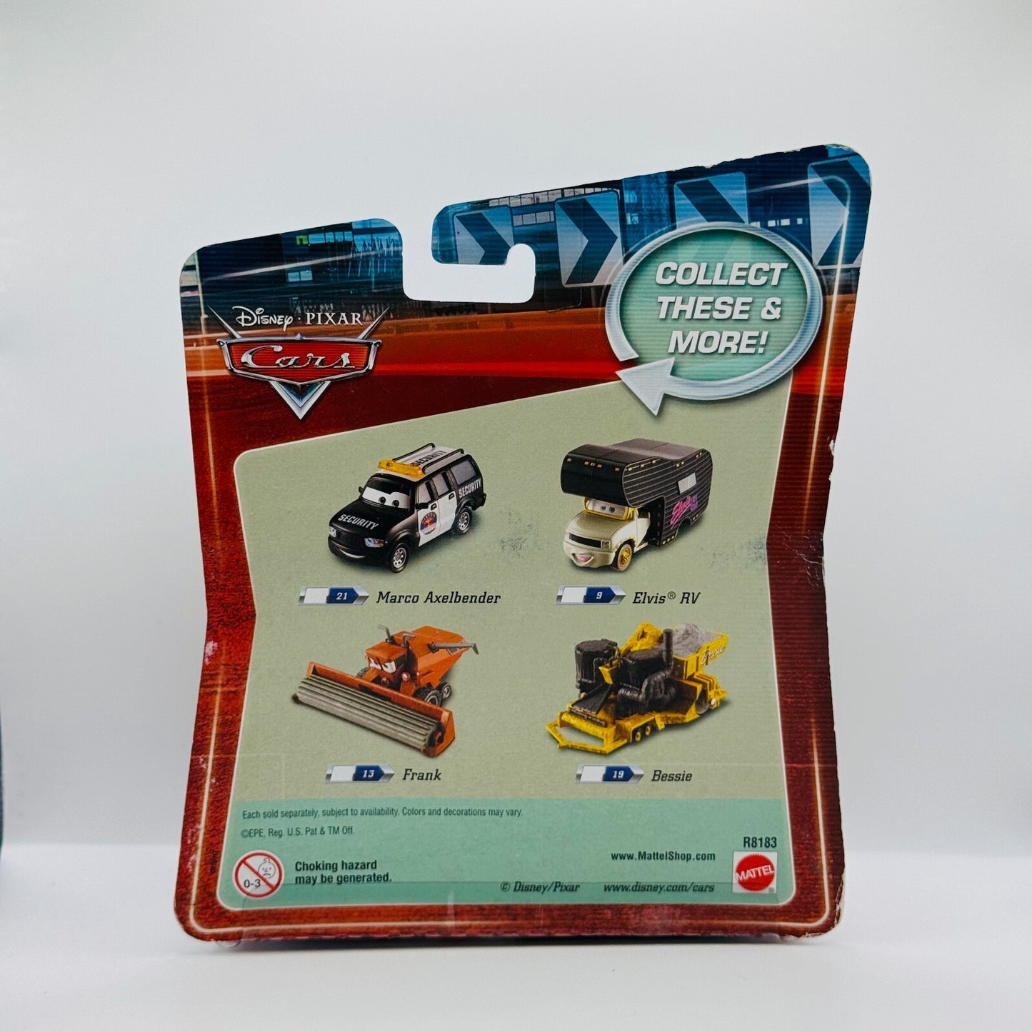 Disney Pixar Cars - MARCO AXELBENDER Deluxe 2010 - 1:55 Diecast