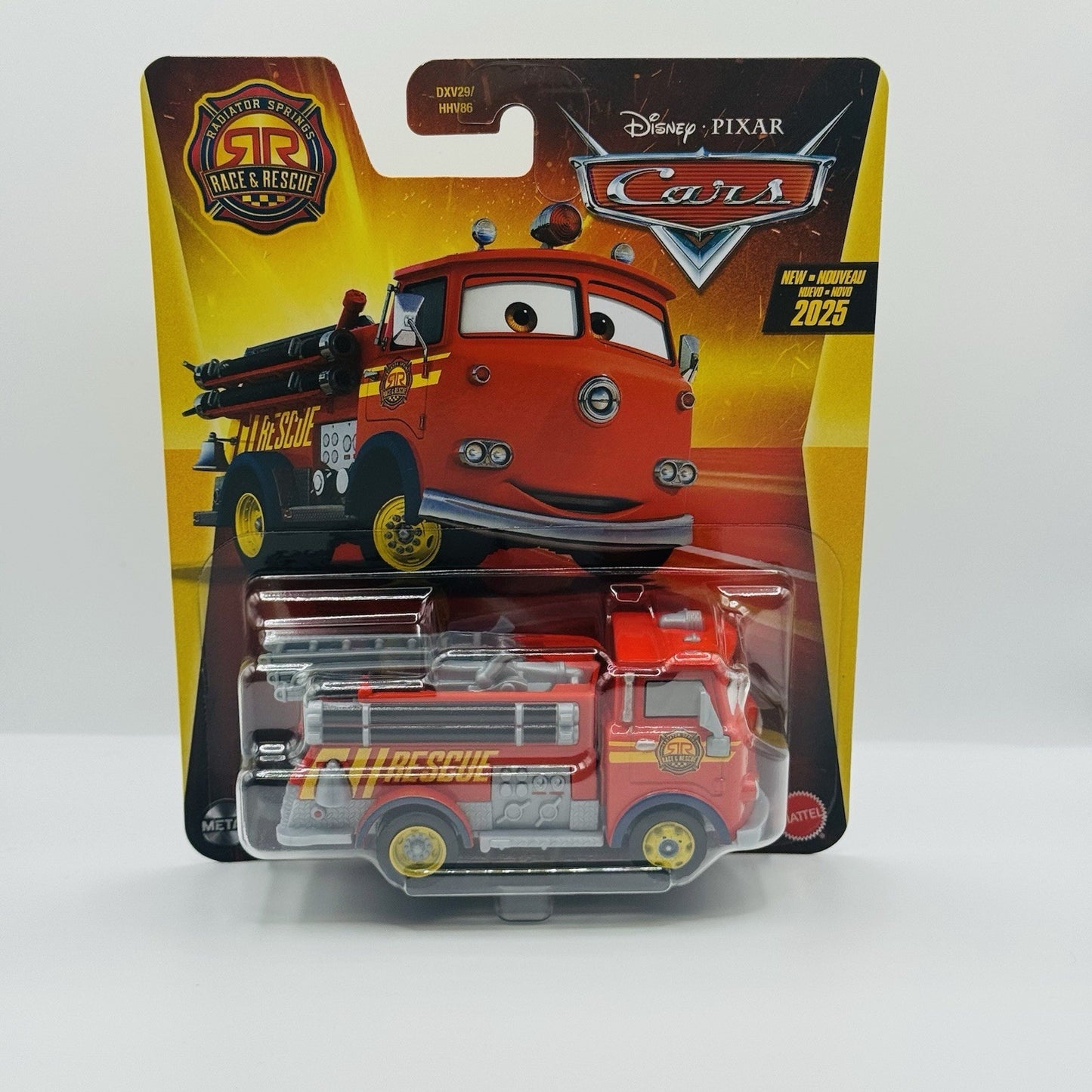 Disney Pixar Cars - RACE & RESCUE RED THE FIRETRUCK 2025 - 1:55 Diecast