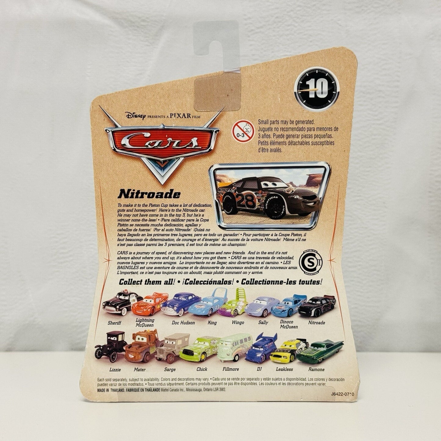Disney Pixar Cars - NITROADE Desert Series 2006 INTERNATIONAL - 1:55 Diecast