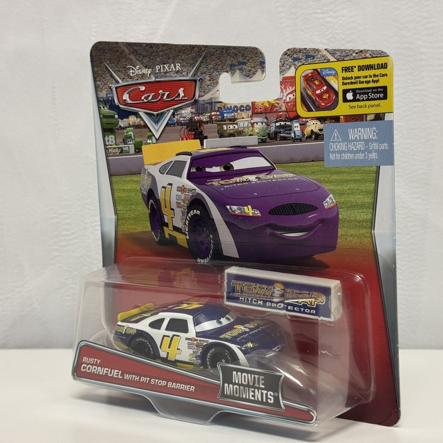 Disney Pixar Cars - MOVIE MOMENTS RUSTY CORNFUEL PIT STOP BARRIER - 1:55 Diecast