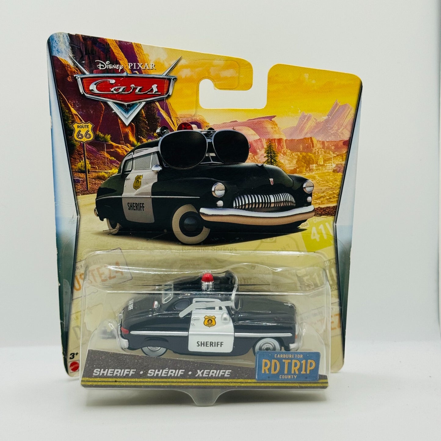 Disney Pixar Cars - ROAD TRIP SHERIFF RD TR1P - 1:55 Diecast *SUPER RARE*