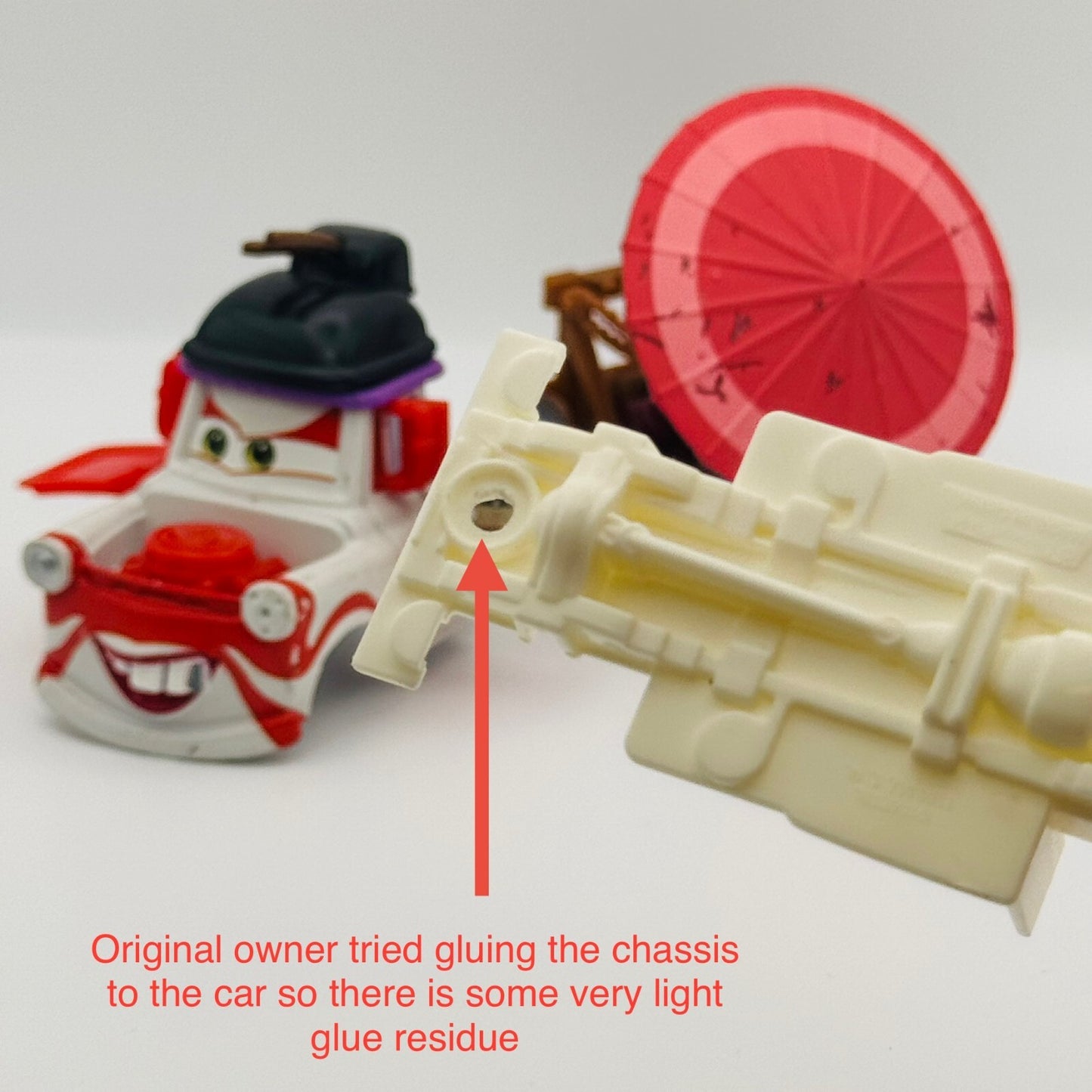 Disney Cars - Unspun Kabuki Mater The Greater PROTOTYPE SAMPLE - 1:55 Diecast