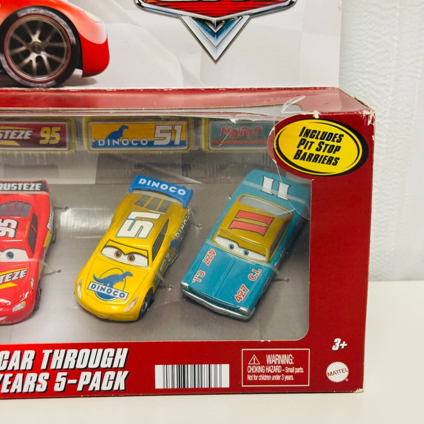 Disney Pixar Cars - NASCAR THROUGH THE YEARS 5-PACK CRUZ KING MARIO 1:55 Diecast