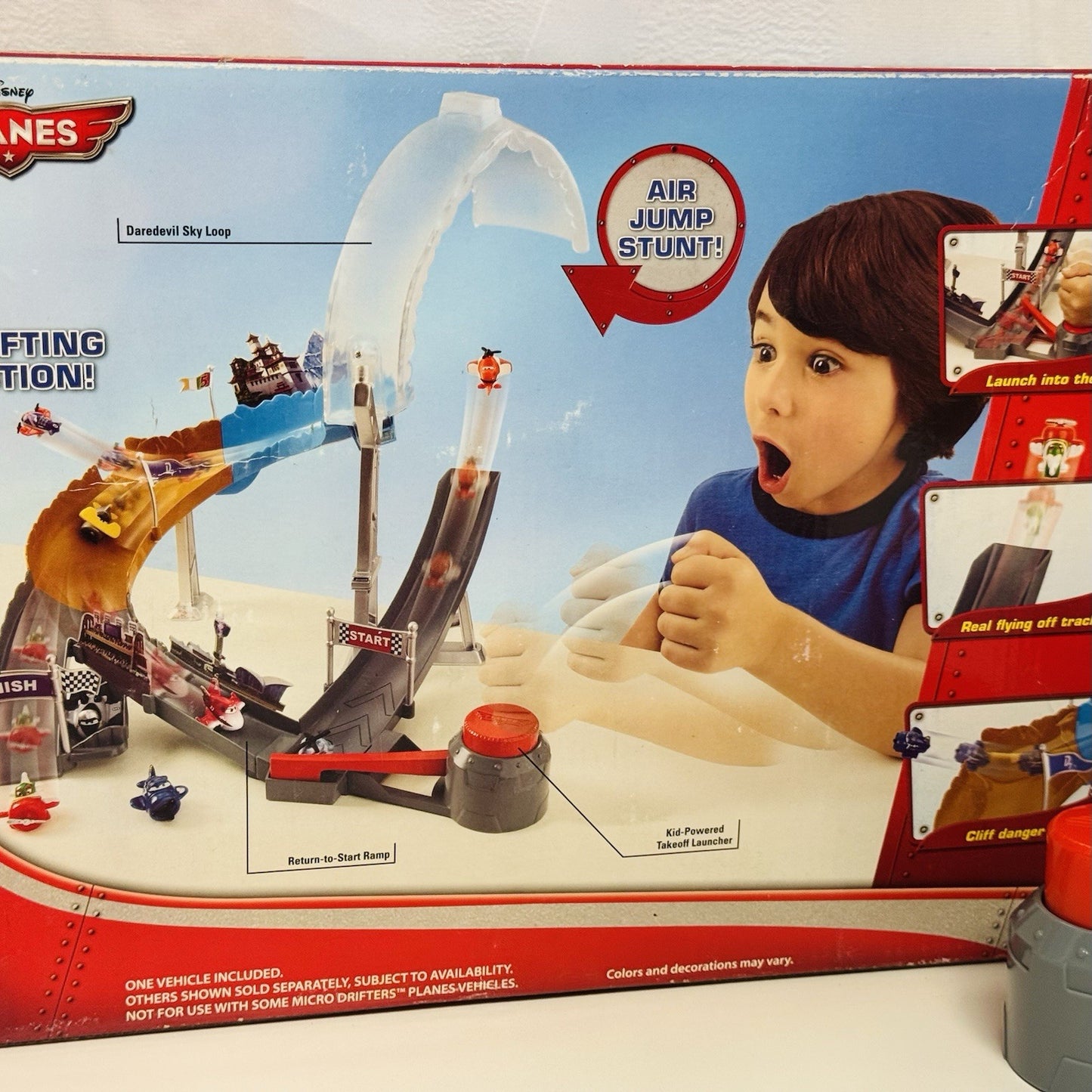 Disney Planes - Micro Drifters AIR DARE LOOP TRACK SET Wings Around The Globe