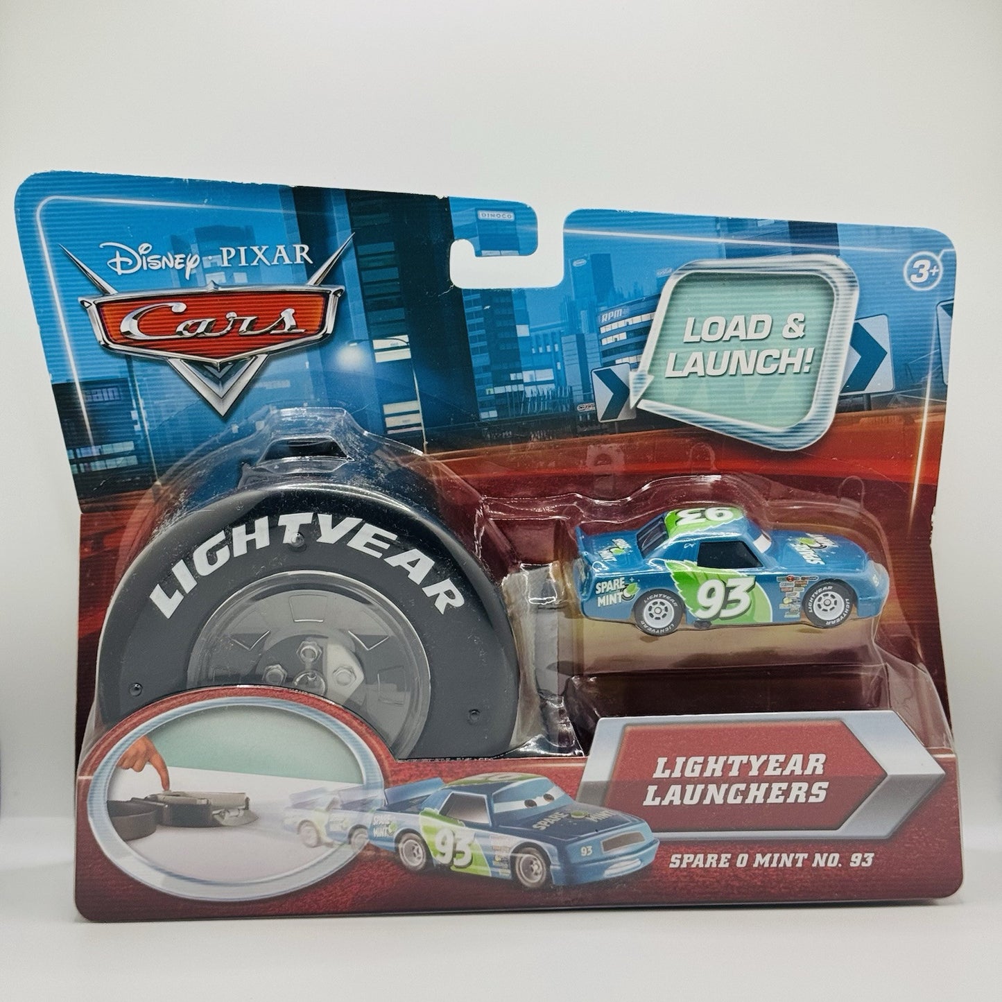 Disney Pixar Cars - LIGHTYEAR LAUNCHERS SPARE O MINT ERNIE GEARSON -1:55 Diecast