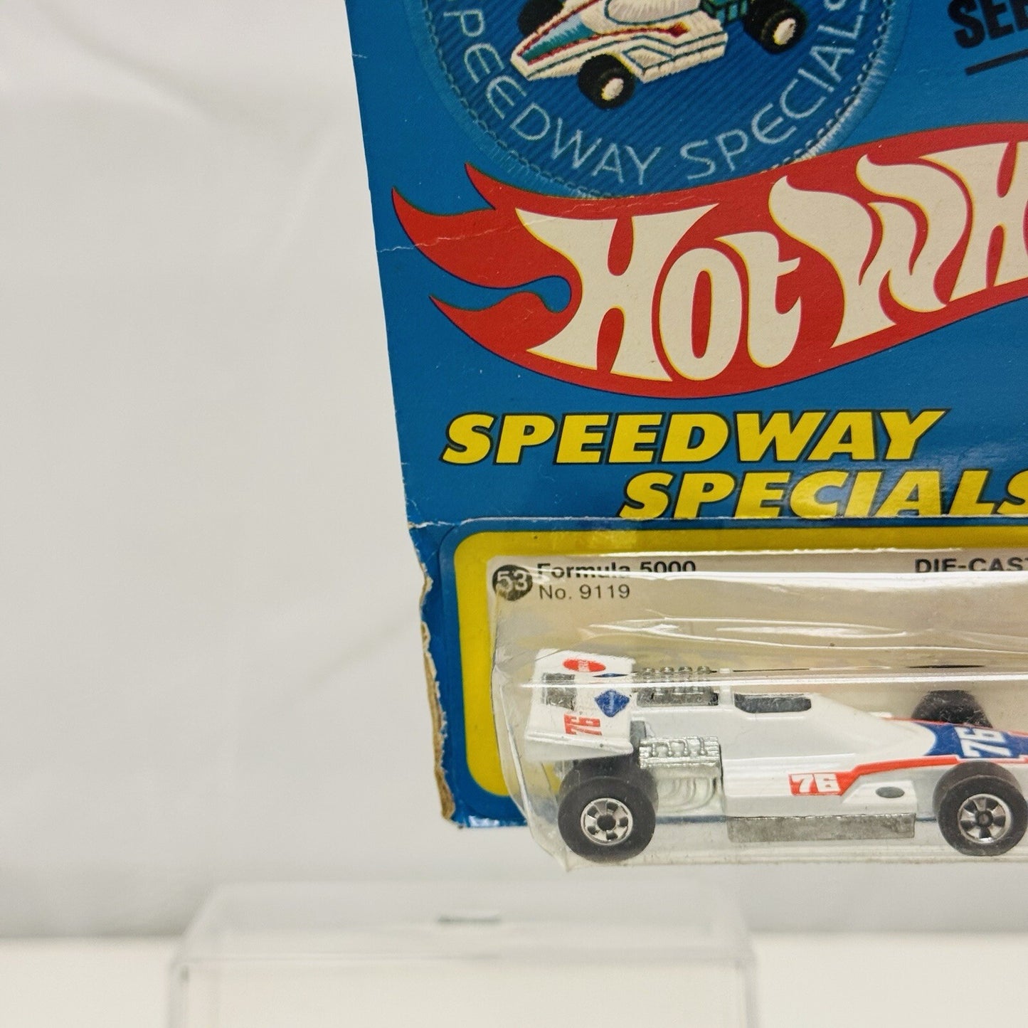 Hot Wheels - SPEEDWAY SPECIALS FORMULA 5000 NO. 9119 1977 PATCH CARD - 1:64