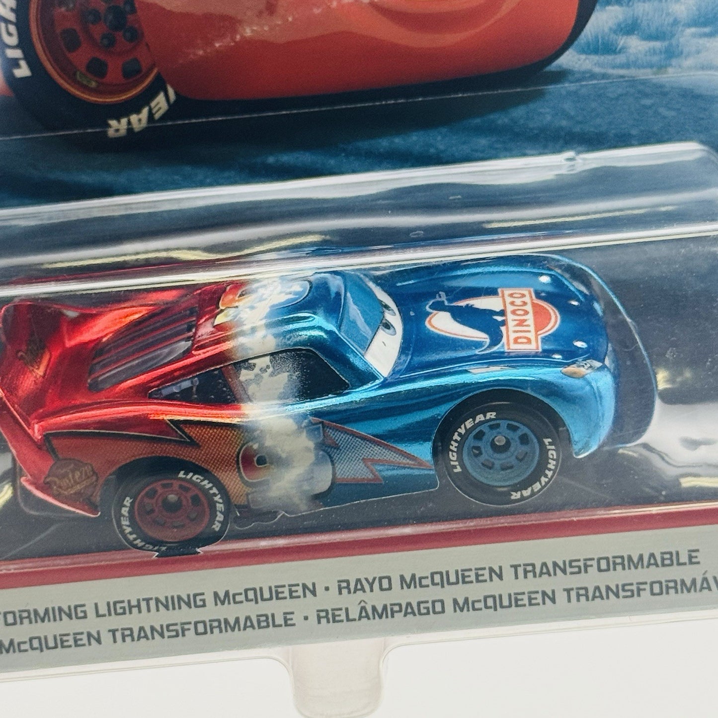 Disney Pixar Cars - SUPER CHASE TRANSFORMING LIGHTNING MCQUEEN - 1:55 Diecast