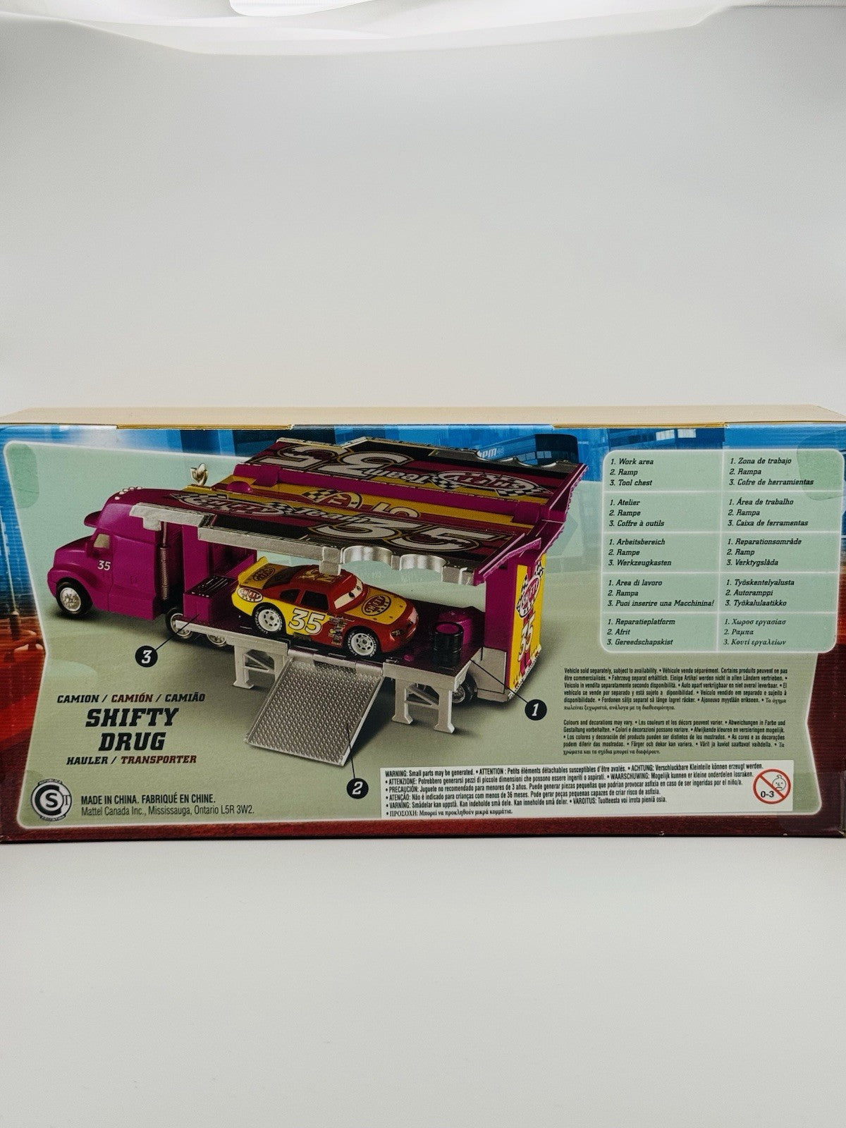 Disney Pixar Cars - SHIFTY DRUG HAULER 2010 - 1:55 Diecast
