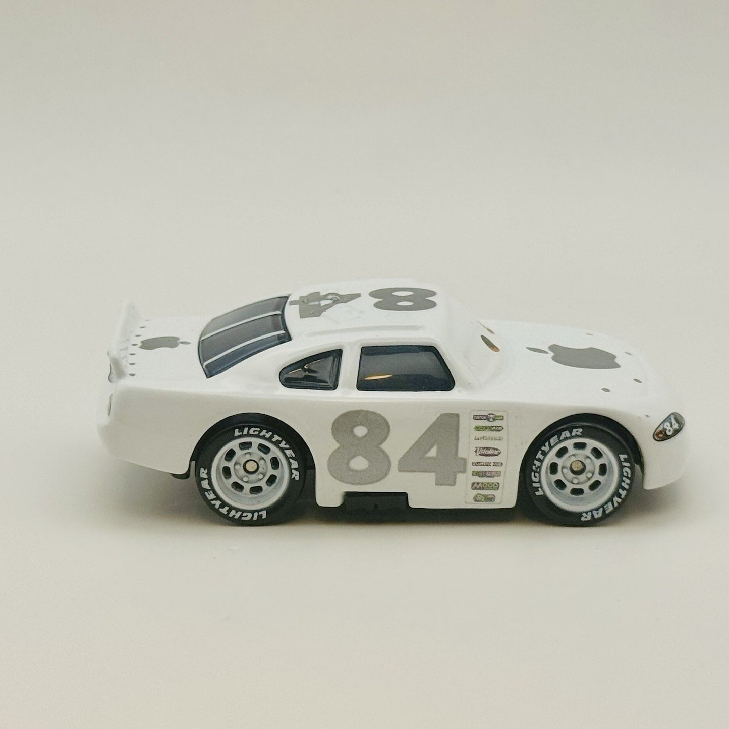 Disney Pixar Cars - 2008 APPLE CAR Factory Unauthorized Backdoor Curved “7” 1:55
