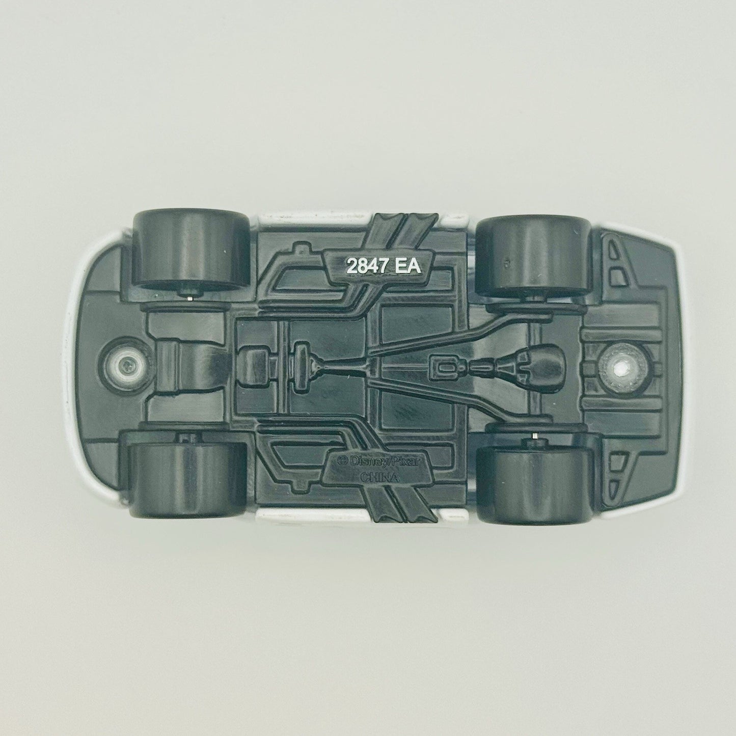 Disney Pixar Cars - 2008 APPLE CAR Factory Unauthorized Backdoor Curved “7” 1:55