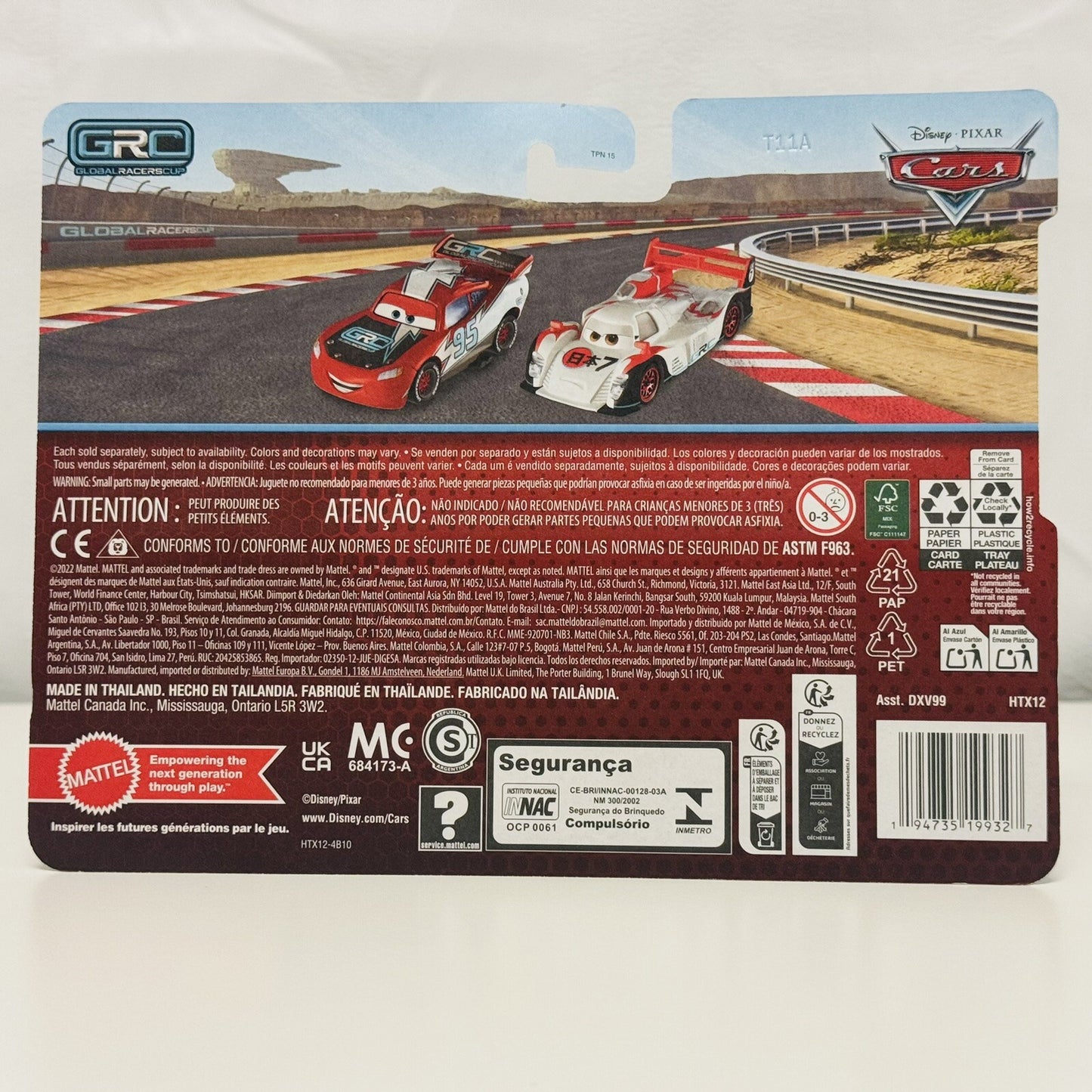 Disney Pixar Cars - GRC RACERS SHU TODOROKI & MCQUEEN 2024 - 1:55 Diecast