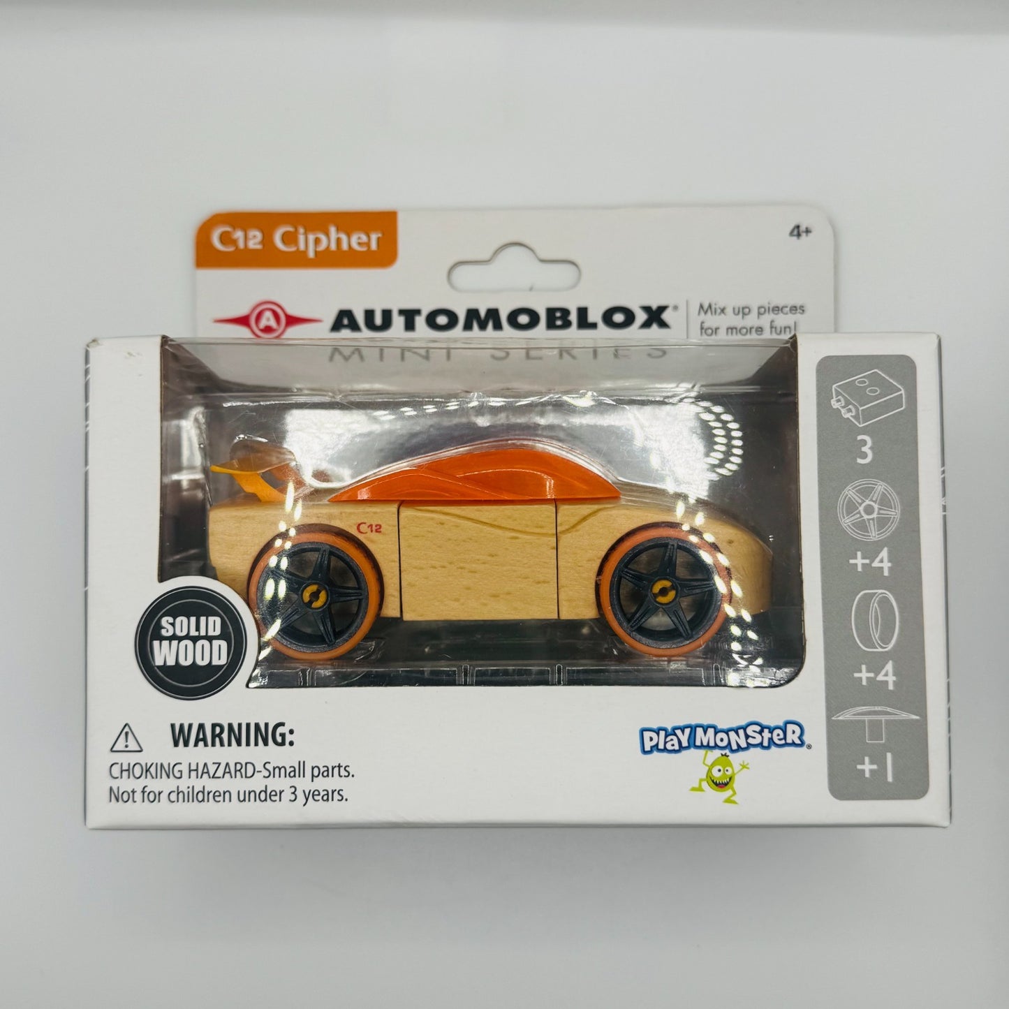 Automoblox - C12 CIPHER Mini Series - Solid Wood Car