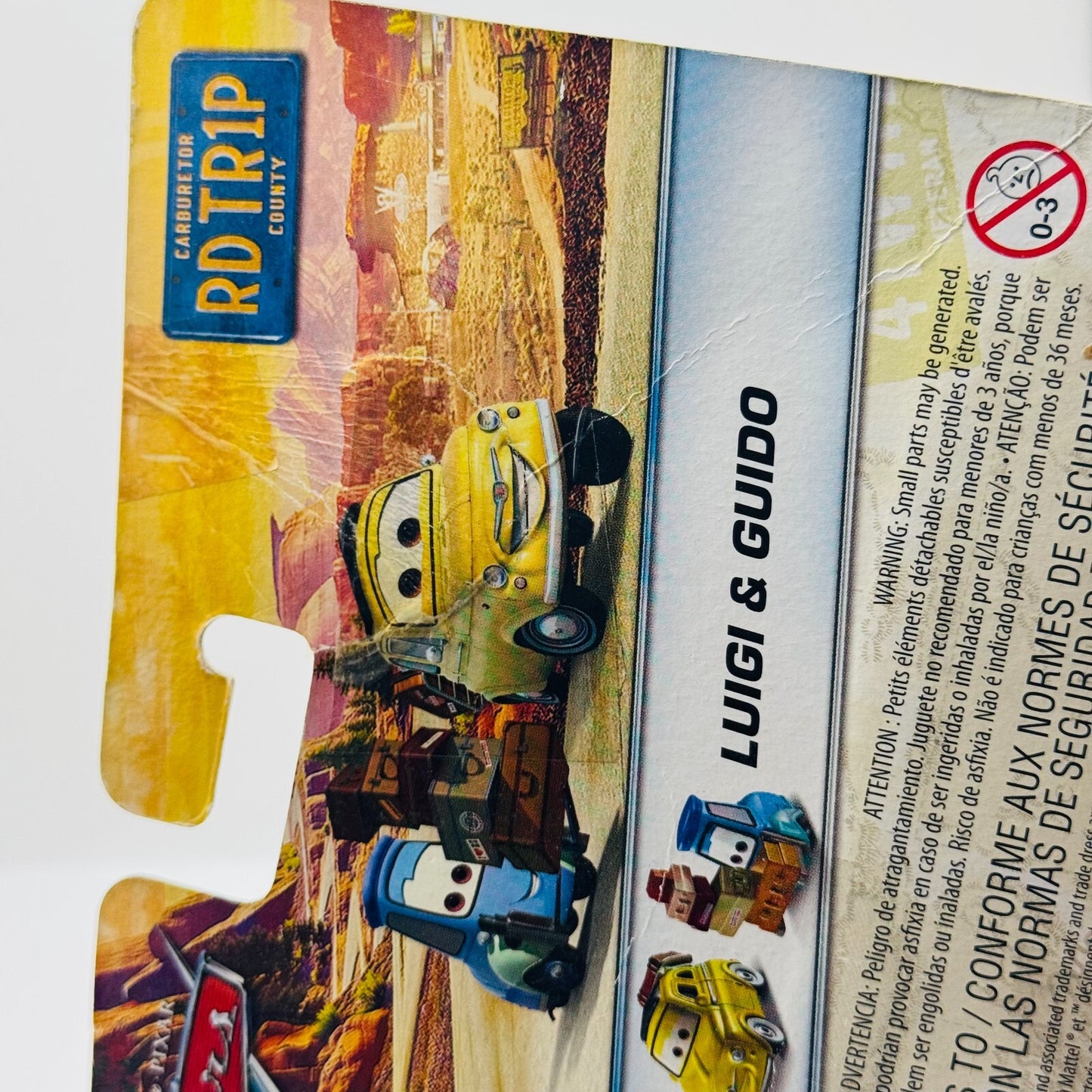 Disney Pixar Cars - ROAD TRIP LUIGI & GUIDO RD TR1P - 1:55 Diecast *SUPER RARE*