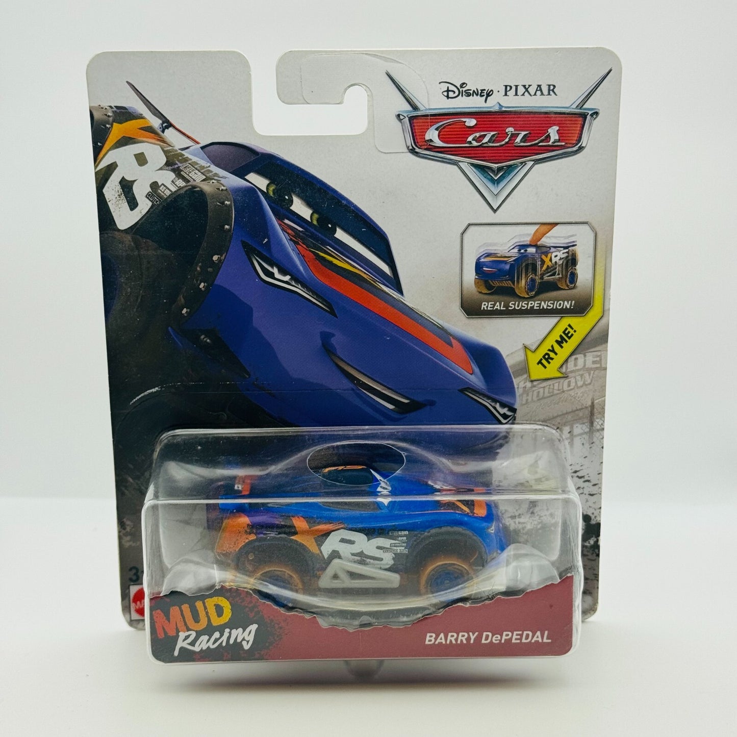 Disney Pixar Cars - XRS MUD RACING BARRY DEPEDAL - 1:55 Diecast