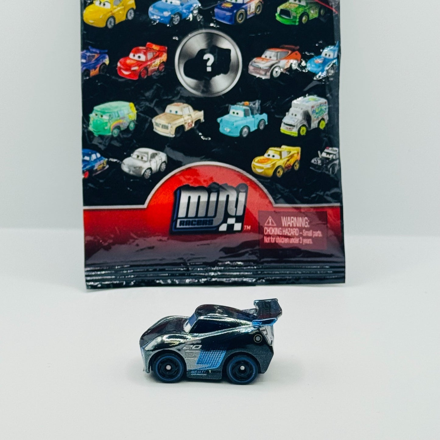 Disney Pixar Cars - Mini Racers METALLIC JACKSON STORM 2018 #14 - 1:55 Diecast