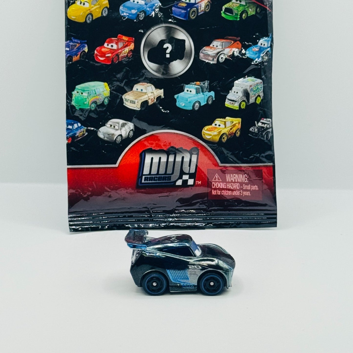 Disney Pixar Cars - Mini Racers METALLIC JACKSON STORM 2018 #14 - 1:55 Diecast