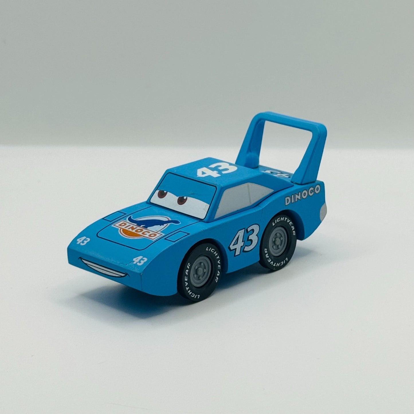 Disney Pixar Cars - WOOD THE KING STRIP WEATHERS - Wooden Toys R Us Exclusive