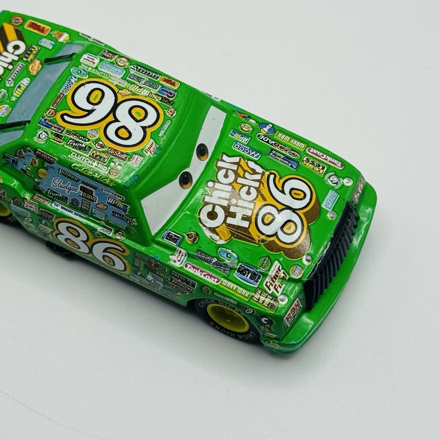 Disney Pixar Cars - CARS 3 CHICK HICKS RUBBER TIRES Scavenger Hunt 1:55 Diecast